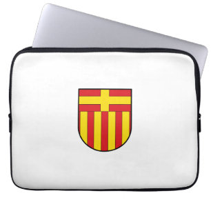 Paderborn city emblem Germany flag symbol sign Laptop Sleeve