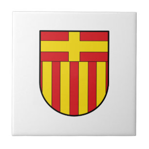 Paderborn city emblem Germany flag symbol sign Tile