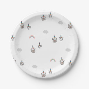 Padicorn / caticorn plates  - art by Irina Kolb