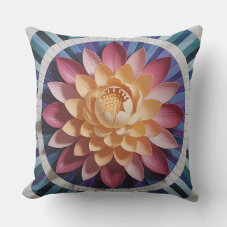 Padma Radiance Mosaic 3D Batik Motif Cushion