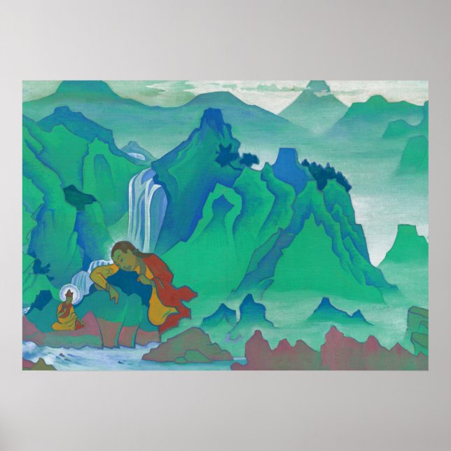 Padma Sambhava, 1924 by Nicholas Roerich Poster (Front)