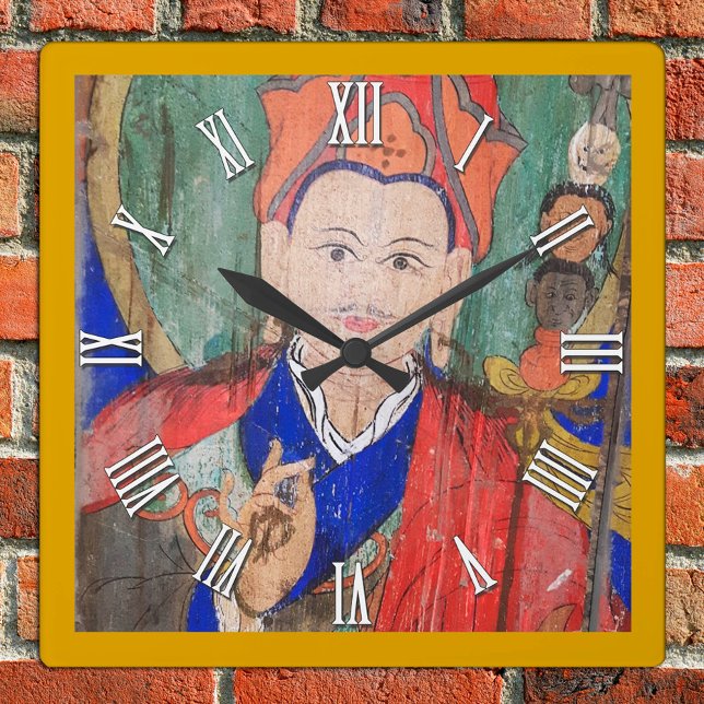 Padmasambhava Buddha, Guru Rinpoche, Nepal Square Wall Clock (Creator Uploaded)