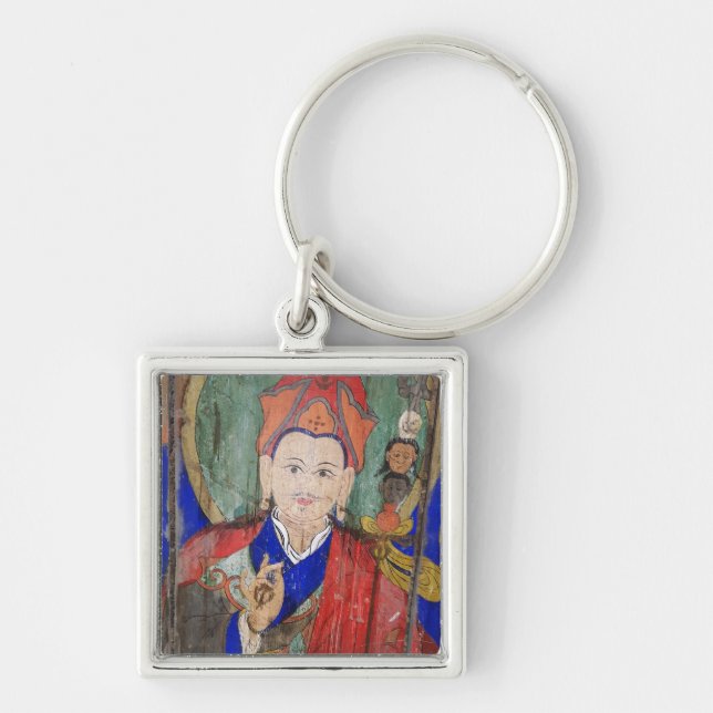 Padmasambhava Buddha, lucky charm, Nepal Key Ring (Front)