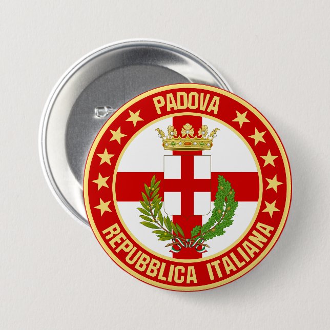 Padova                                             7.5 cm round badge (Front & Back)