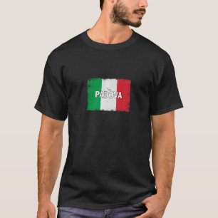 Padova  Italy  City With Italian Flag T-Shirt