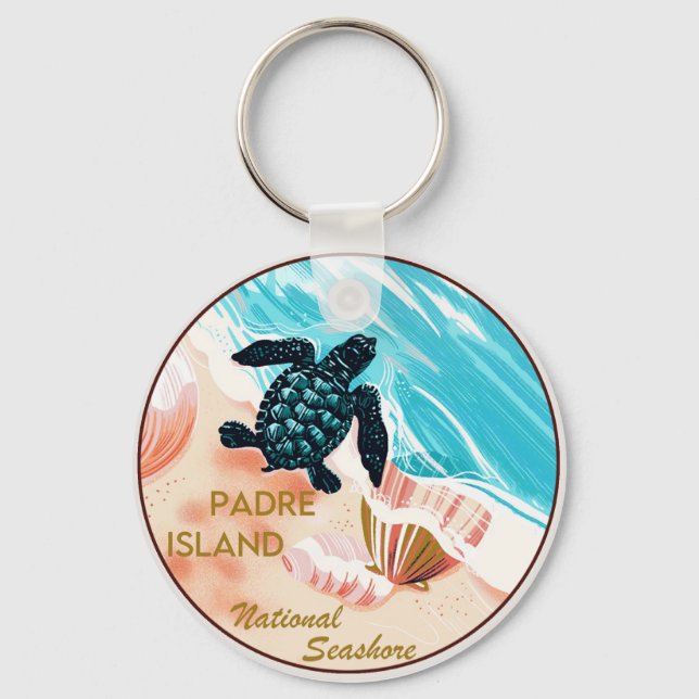 Padre Island National Seashore Key Ring (Front)