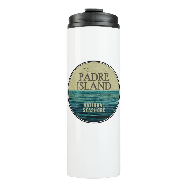 Padre Island National Seashore Ocean Birds Thermal Tumbler (Front)