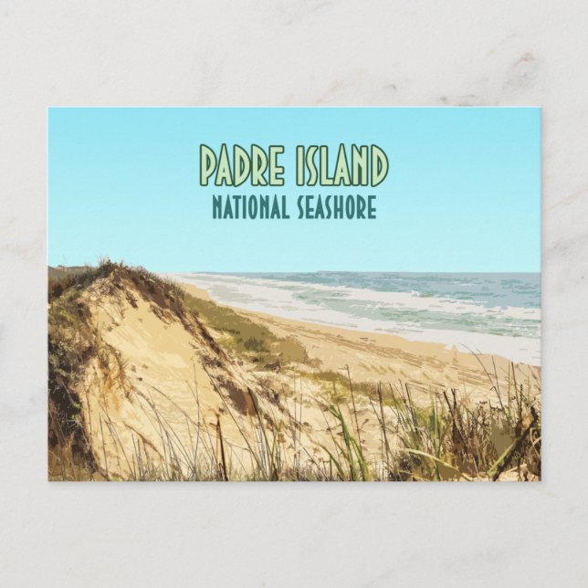 Padre Island National Seashore Texas Postcard (Front)