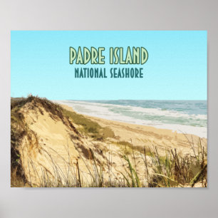 Padre Island National Seashore Texas Poster
