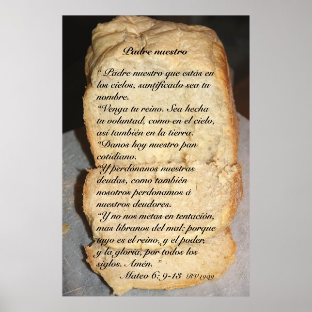 Padre Nuestro Cartel Poster (Front)