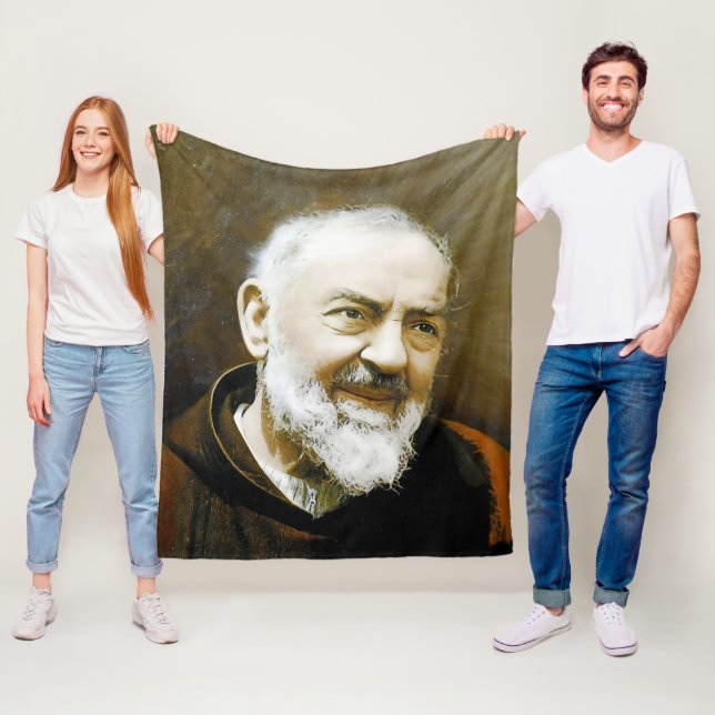 Padre Pio, Fleece Blanket (In Situ)