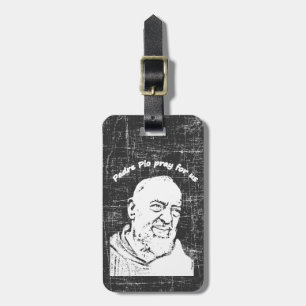 Padre Pio Luggage Tag