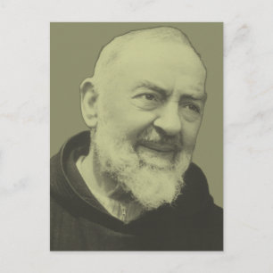 Padre Pio of Pietrelcina Franciscan Capuchin Friar Postcard