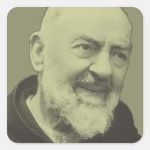 Padre Pio of Pietrelcina  Square Sticker