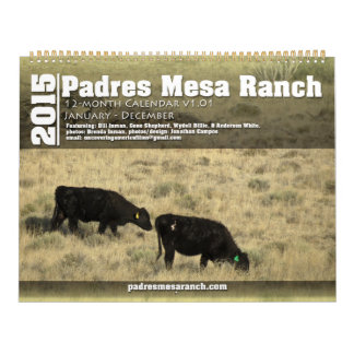 Padres Mesa Ranch Calendar 2015 Jan - Dec v1.0.1