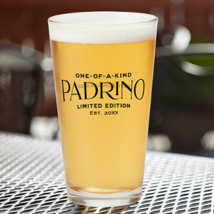 Padrino Limited Edition Personalised Glass