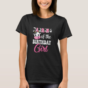 Padrino Of The Birthday Girl Farm Cow 1St Birthday T-Shirt