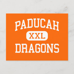 Paducah - Dragons - High School - Paducah Texas Postcard