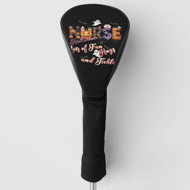 Paediactrics Nurse Fun Halloween Design Essential  Golf Head Cover (Front)