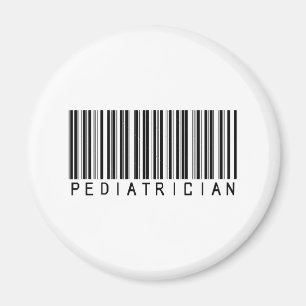 Paediatrician Bar Code Magnet