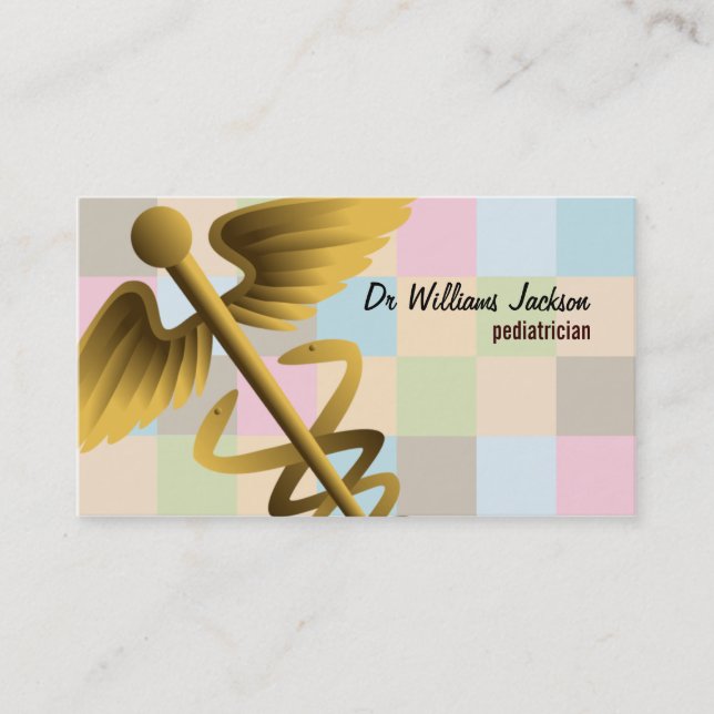 Paediatrician Business Cards (Front)