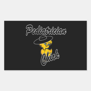 Paediatrician Chick #4 Rectangular Sticker