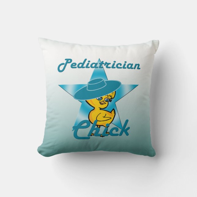 Paediatrician Chick #7 Cushion (Front)