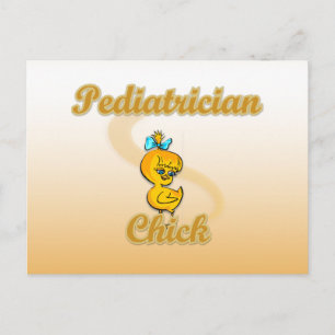 Paediatrician Chick Postcard