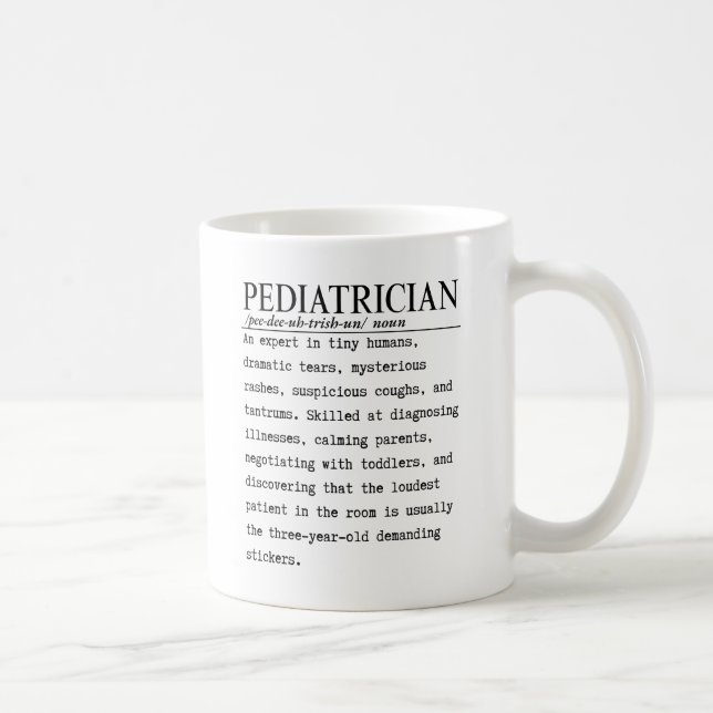 Paediatrician Coffee Mug (Right)