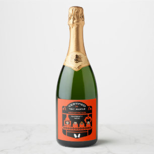 Paediatrician Doctor Thank You Gift Sparkling Wine Label
