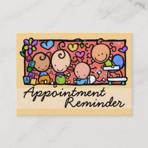 Paediatrician. Midwife. Baby. Appointment Reminder