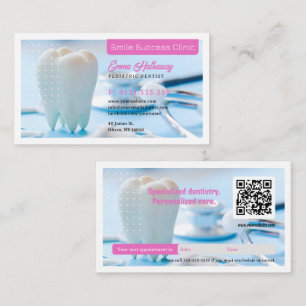 Paediatrics Dentist Dental Practice Business Card