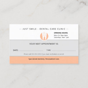 Paediatrics Dentist   Dental Practice Business Card