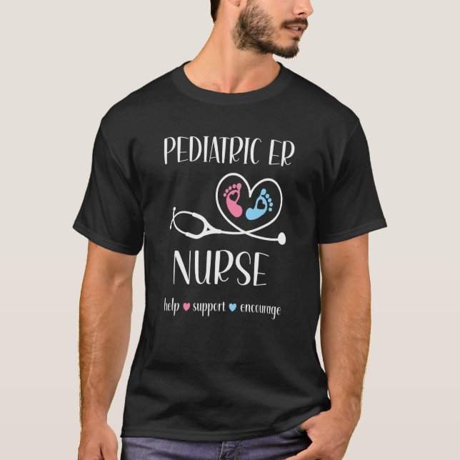 Paediatrics Er Nurse Appreciation Paediatrics Emer T-Shirt (Front)