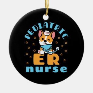 Paediatrics ER Nurse Peds Nursing Ceramic Tree Decoration
