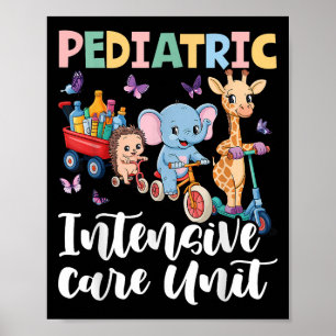 Paediatrics Intensive Care Unit Cute Animals Groov Poster