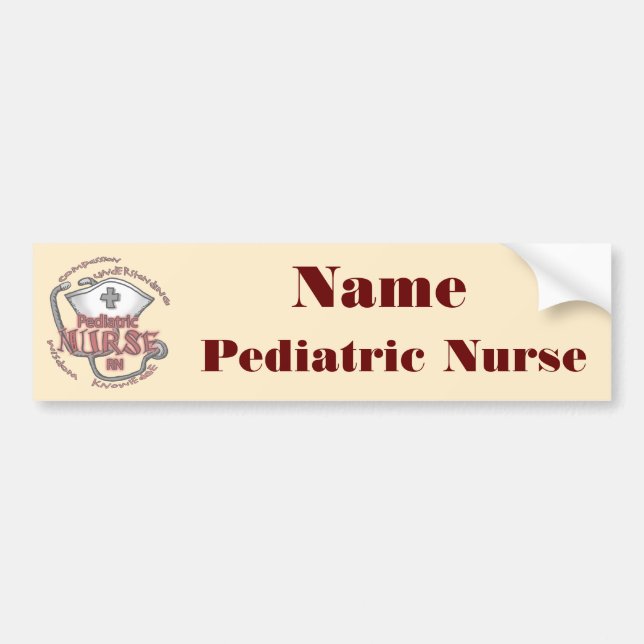 Paediatrics Nurse Axiom Bumper Sticker (Front)