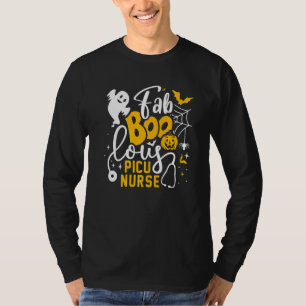 Paediatrics Nurse Costume Halloween Picu Nurse T-Shirt