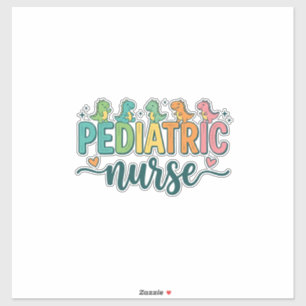 Paediatrics Nurse Dinosaur Vintage Style Shirt Des