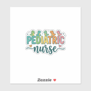 Paediatrics Nurse Dinosaur Vintage Style Shirt Des