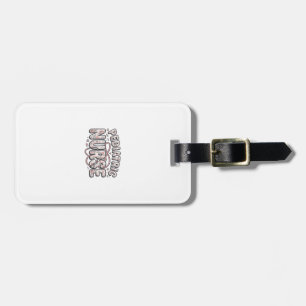 Paediatrics Nurse Floral Vintage Engraving Design_ Luggage Tag