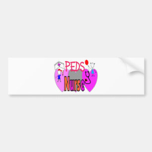 Paediatrics Nurse Gifts, Unique Fun Designs Bumper Sticker