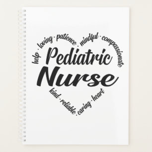 Paediatrics Nurse Heart Word Cloud Planner