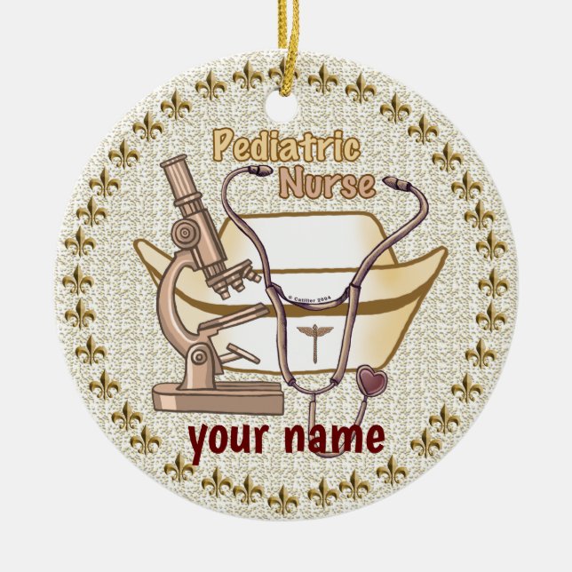 Paediatrics Nurse  ornament (Front)