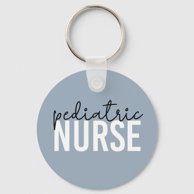 Paediatrics Nurse Peds Nurse Appreciation Gift Key Ring (Front)