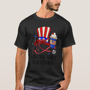 Paediatrics Nurse Practitioner Cup Uncle Sam Hat S T-Shirt