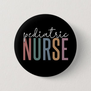 Paediatrics Nurse Retro Peds Nurse PICU Nurse gi 6 Cm Round Badge