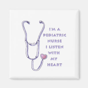 Paediatrics Nurse Stethoscope Magnet