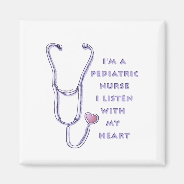 Paediatrics Nurse Stethoscope Magnet (Front)