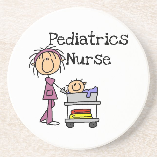 Paediatrics Nurse Tshirts and Gifts Coaster (Front)